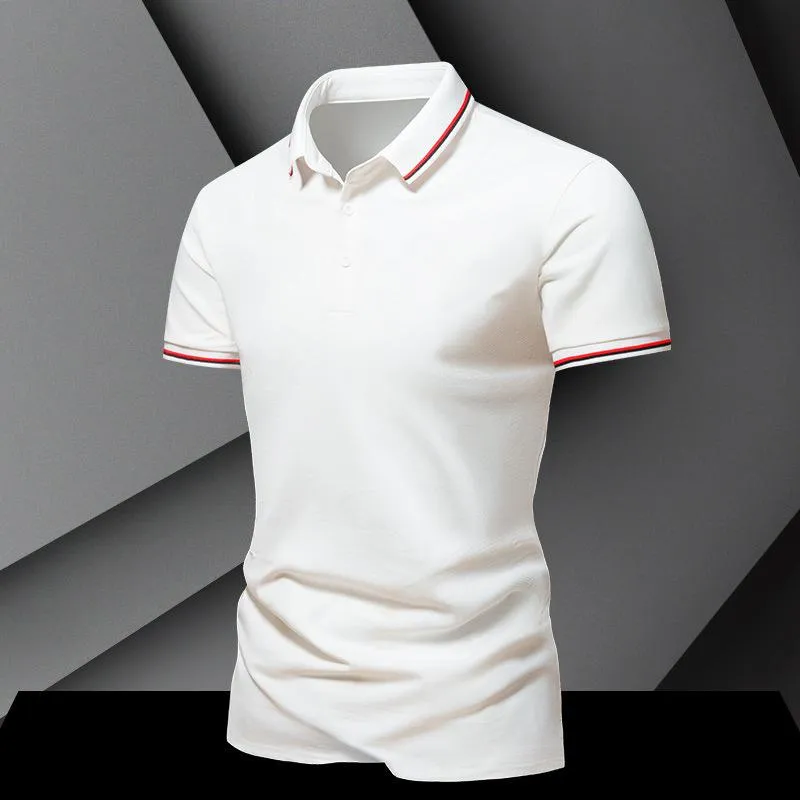 Men's Casual Cotton Lapel Short Sleeve POLO Shirt 78664375X sold by Manly product image thumbnail 3