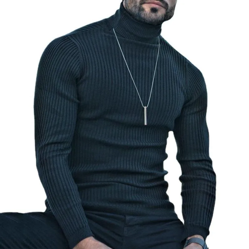 Men's Casual Turtleneck Pullover Sweater 96815974M sold by Manly