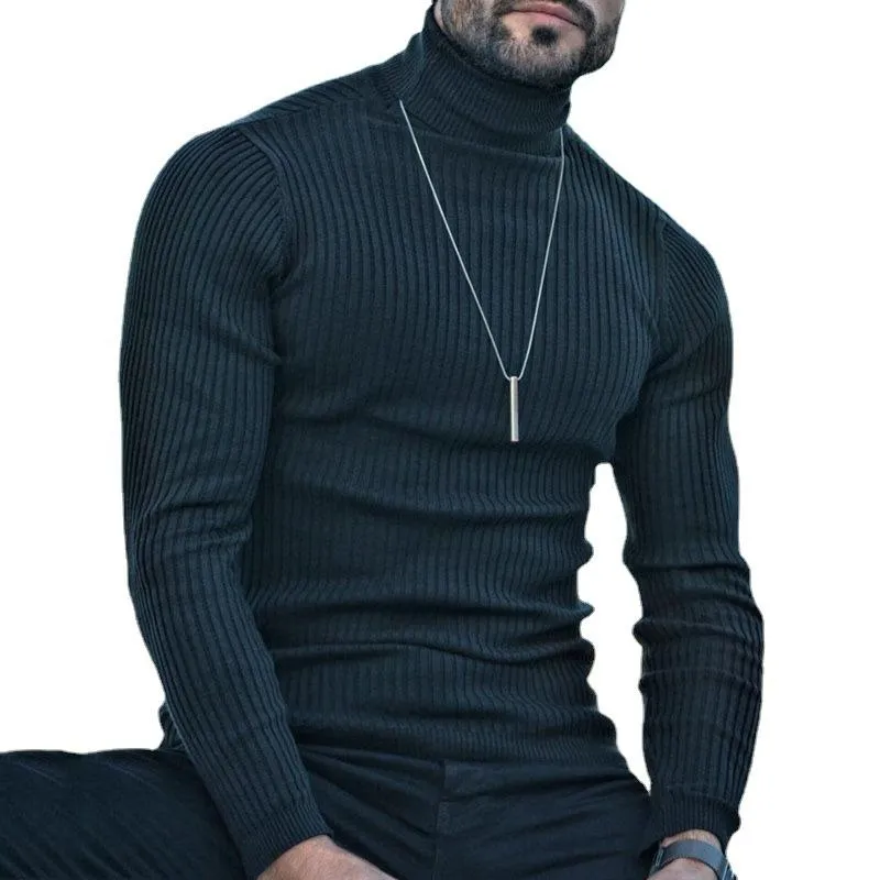 Men's Casual Turtleneck Pullover Sweater 96815974M sold by Manly