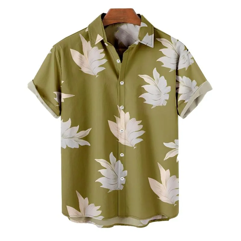 Men's Spring Hawaiian Floral Print Short Sleeve Shirt 50270039X sold by Manly product image thumbnail 2