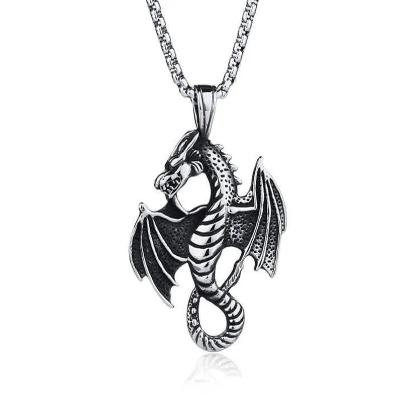 Vintage Dragon Punk Necklace 96623679TO sold by Manly