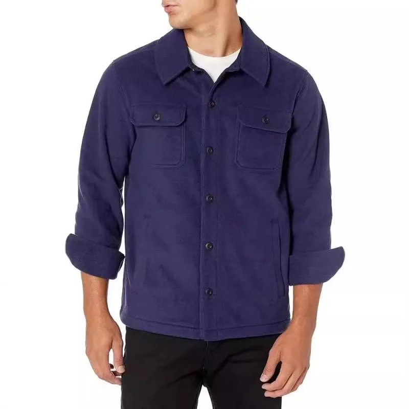 Men's Casual Lapel Flap Pocket Loose Work Jacket 94632105M sold by Manly product image thumbnail 2