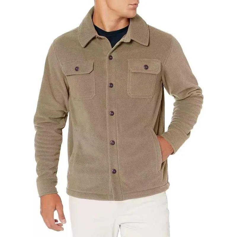 Men's Casual Lapel Flap Pocket Loose Work Jacket 94632105M sold by Manly product image thumbnail 5