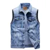 Men's Retro Lapel Denim Vest  41696369X sold by Manly