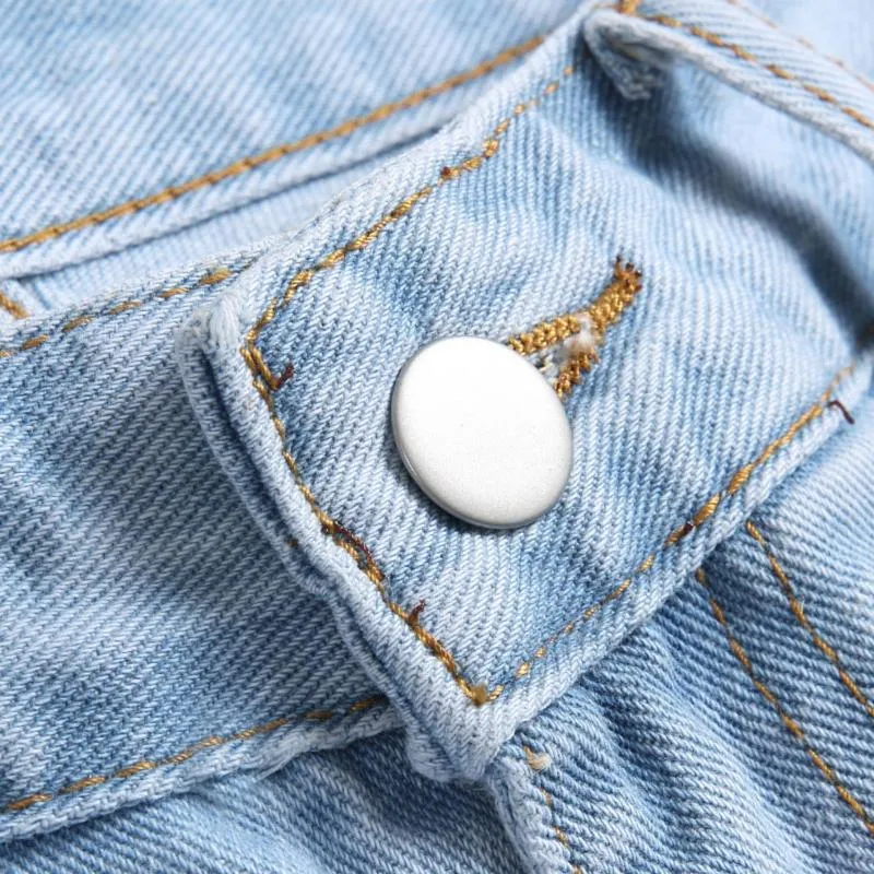 Men's Fashion Distressed Patch Straight Denim Shorts 07940431Z sold by Manly product image thumbnail 5