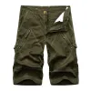 Men's Casual Cotton Blended Loose Multi-pocket Cargo Shorts 40626749M sold by Manly