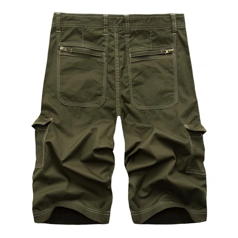 Men's Casual Cotton Blended Loose Multi-pocket Cargo Shorts 40626749M sold by Manly product image thumbnail 2