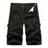 Men's Casual Cotton Blended Loose Multi-pocket Cargo Shorts 40626749M sold by Manly