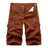 Men's Casual Cotton Blended Loose Multi-pocket Cargo Shorts 40626749M sold by Manly
