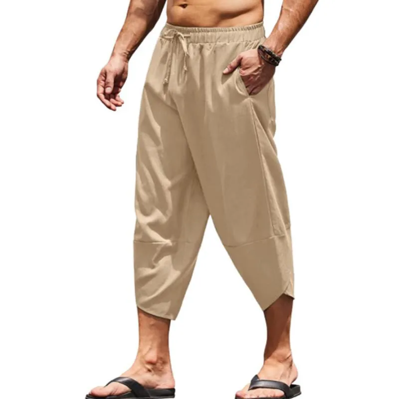 Men's Casual Solid Color Loose Pants 34812034Y sold by Manly