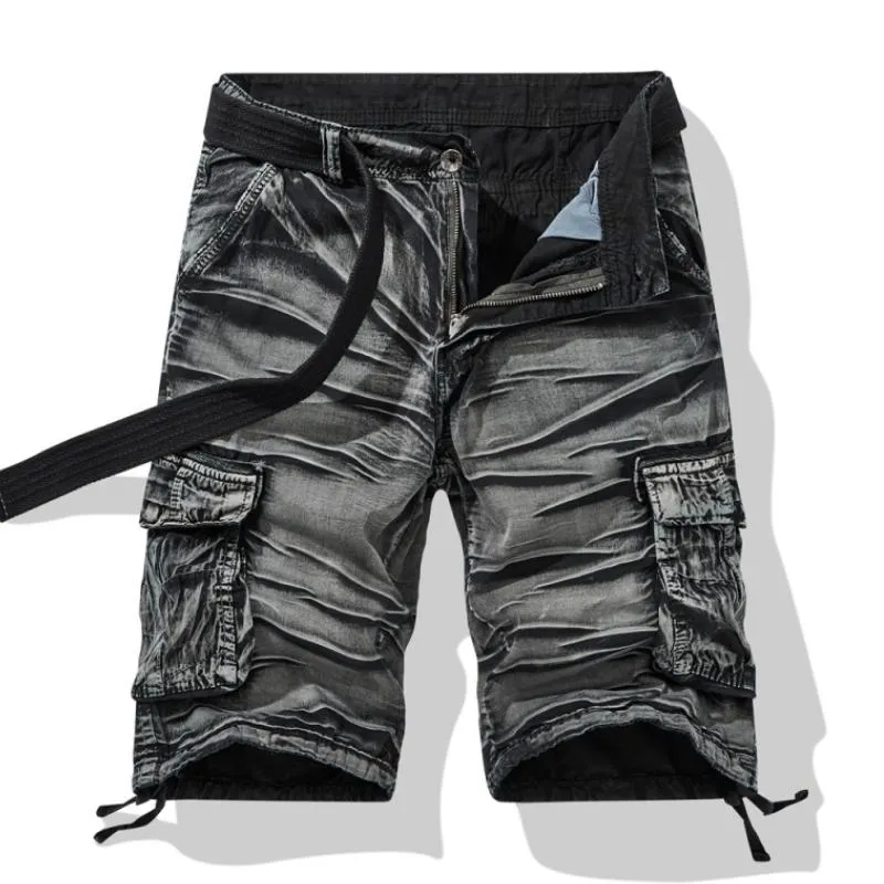 Men's Casual Outdoor Cotton Loose Multi-pocket Cargo Shorts (Belt Exluded) 45945281M sold by Manly product image thumbnail 4