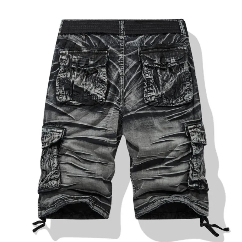 Men's Casual Outdoor Cotton Loose Multi-pocket Cargo Shorts (Belt Exluded) 45945281M sold by Manly product image thumbnail 5