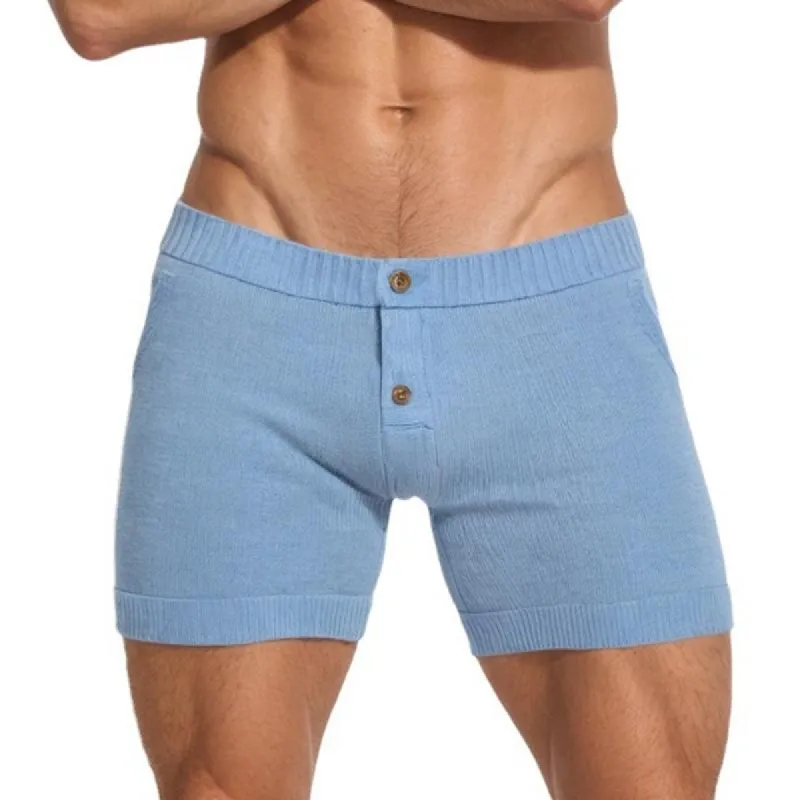 Men's Athleisure Button Up Shorts 11137201X made by Manly