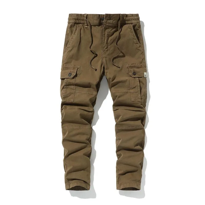 Men's Casual Outdoor Cotton Multi-Pocket Training Cargo Pants 42364375M sold by Manly product image thumbnail 2