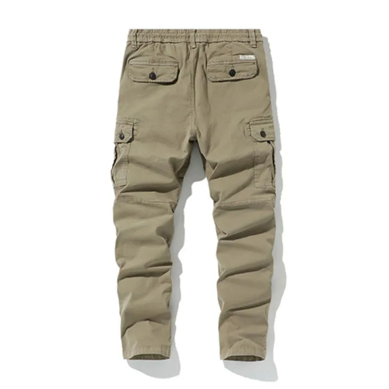 Men's Casual Outdoor Cotton Multi-Pocket Training Cargo Pants 42364375M sold by Manly product image thumbnail 5