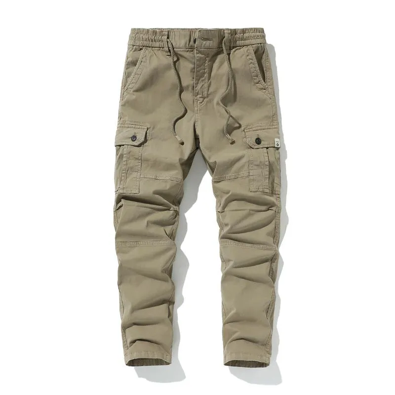 Men's Casual Outdoor Cotton Multi-Pocket Training Cargo Pants 42364375M sold by Manly