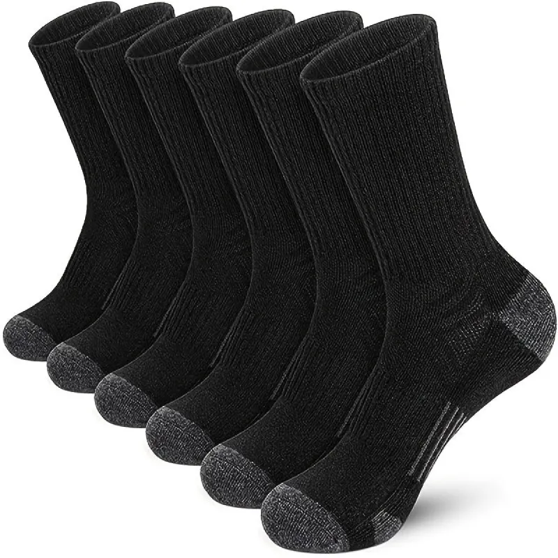 Maven Men's Athletic Crew Socks One Size 6 Pairs sold by Maven Safety Shoes