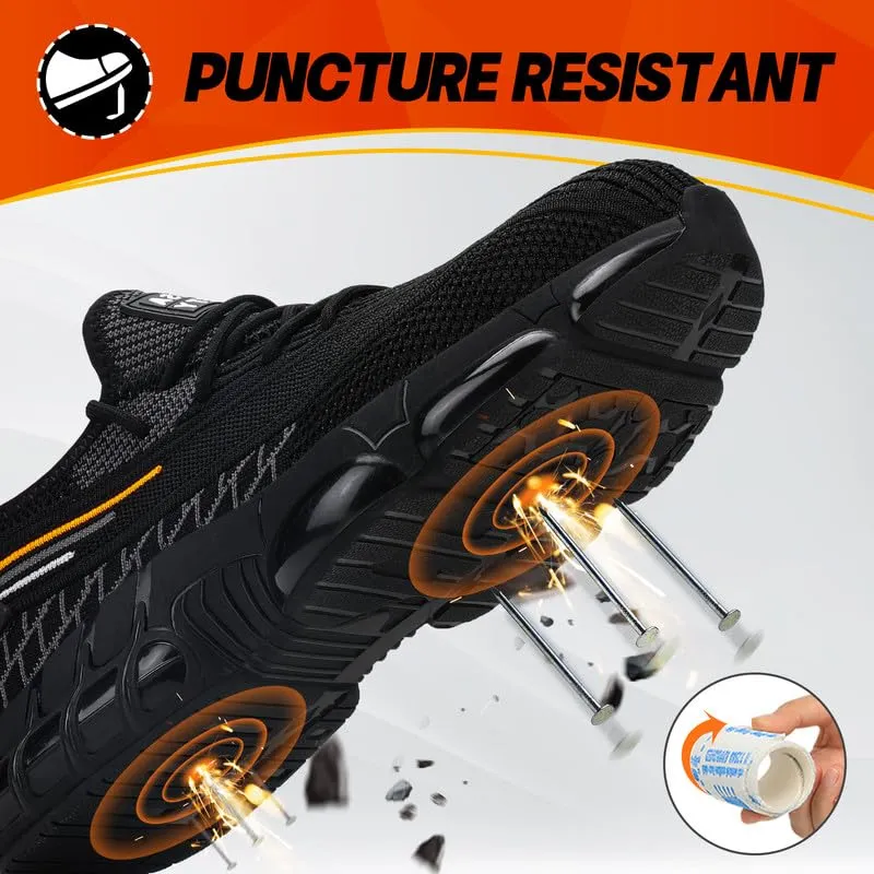 Maven Steel Toe Breathable Lightweight Work Sneakers sold by Maven Safety Shoes product image thumbnail 5