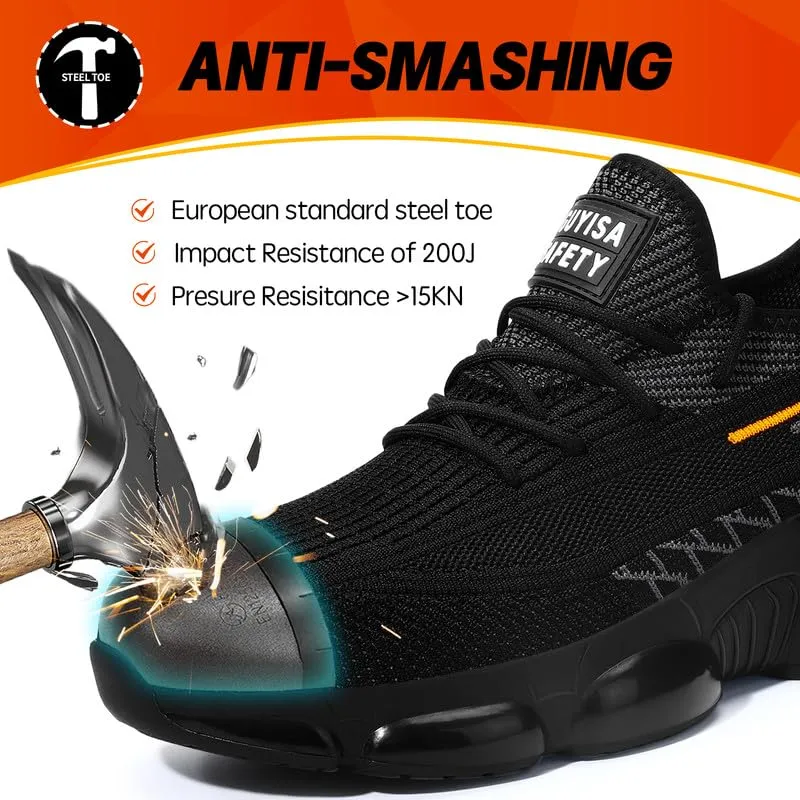 Maven Steel Toe Breathable Lightweight Work Sneakers sold by Maven Safety Shoes product image thumbnail 4