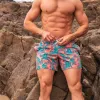 5.5 Inch Inseam Stretch Jungle Tiger Swim Trunks sold by maamgic