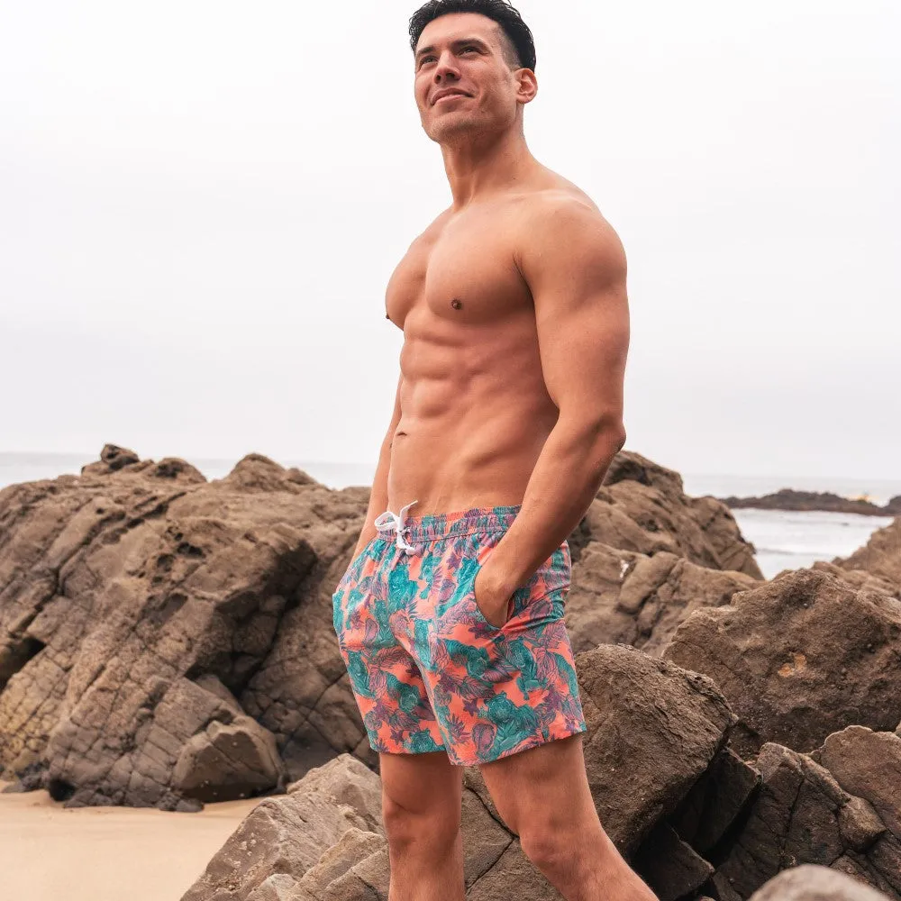 5.5 Inch Inseam Stretch Jungle Tiger Swim Trunks sold by maamgic product image thumbnail 5