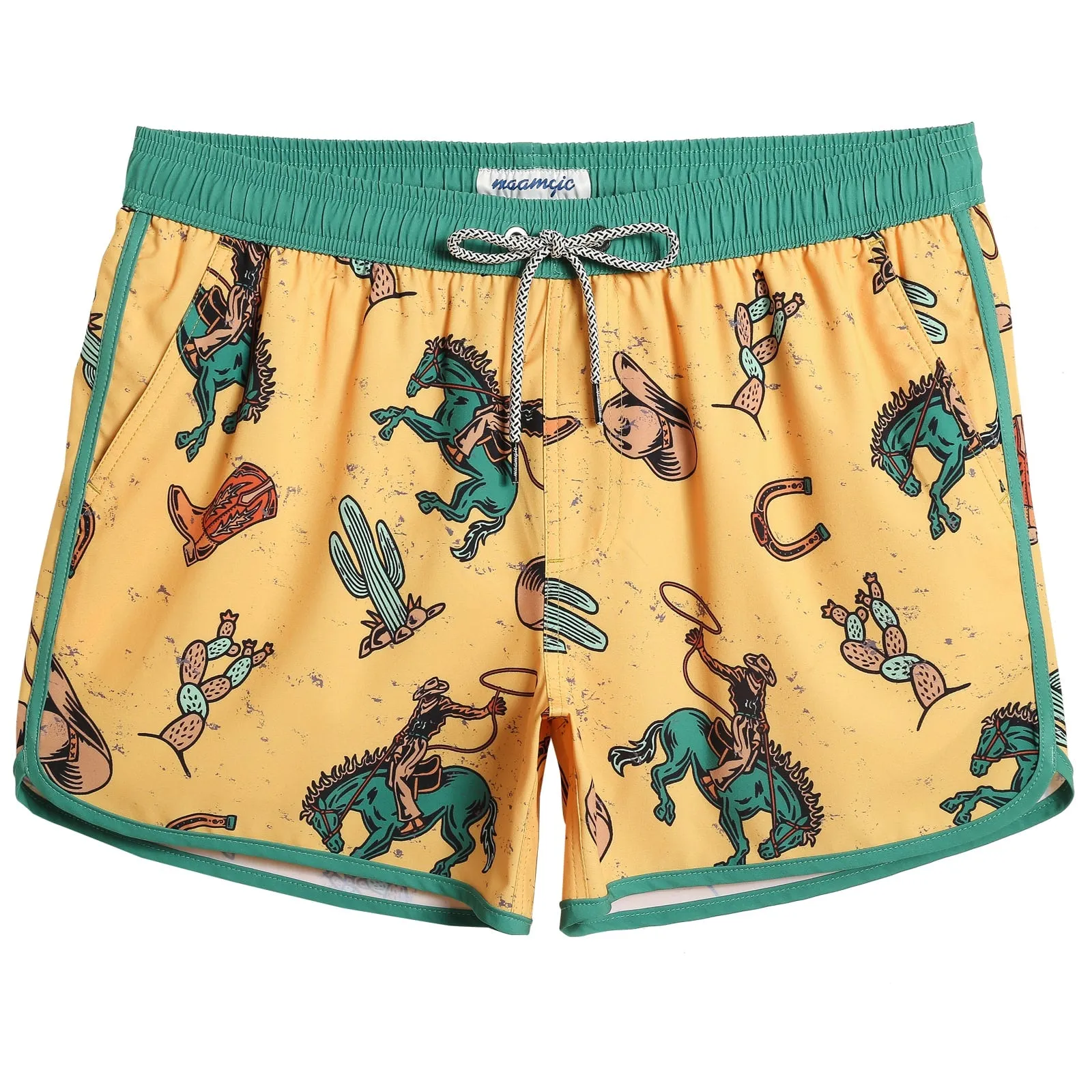 Buckaroo Desert Cowboy Swim Trunks sold by maamgic