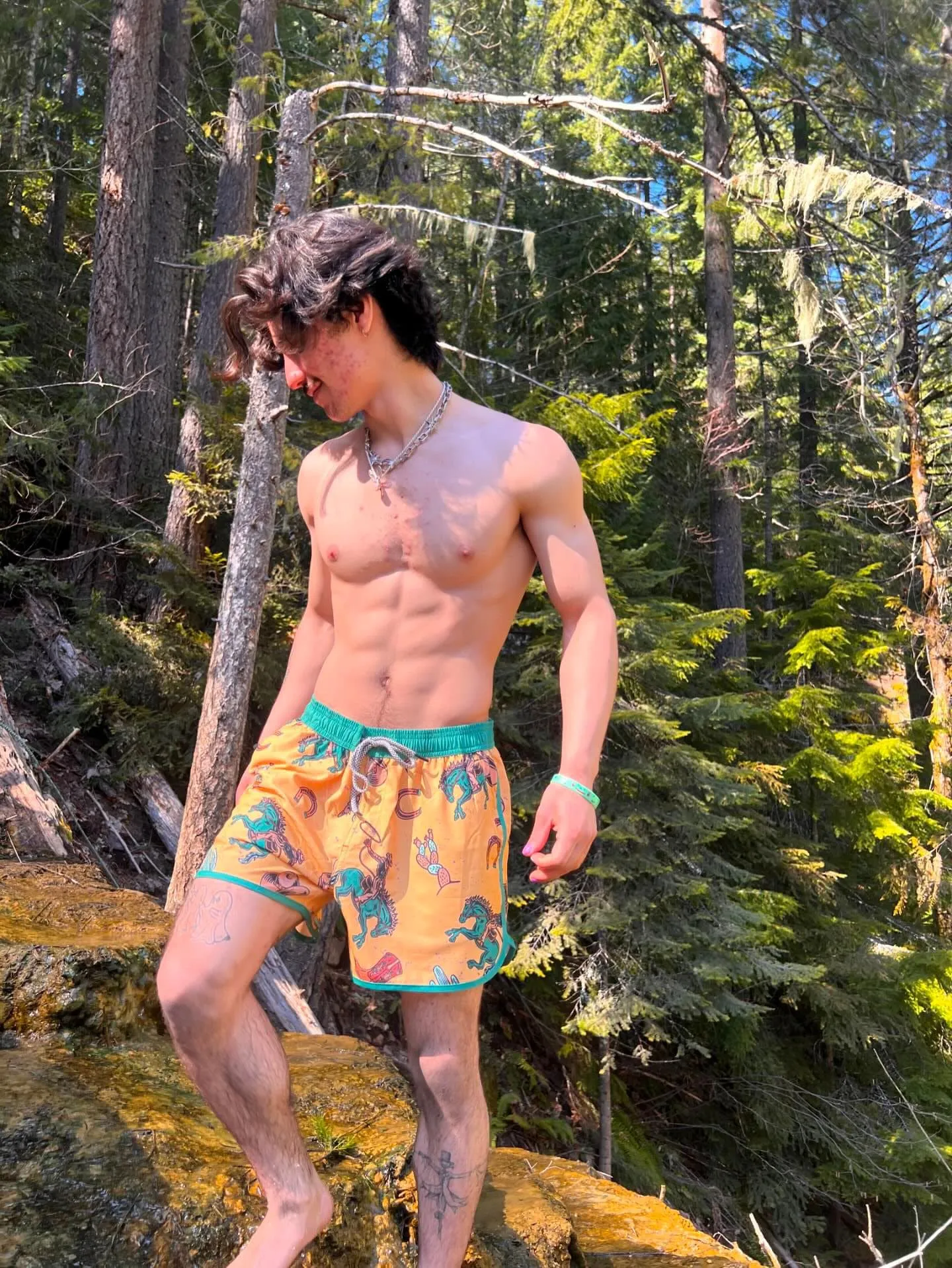 Buckaroo Desert Cowboy Swim Trunks sold by maamgic product image thumbnail 4