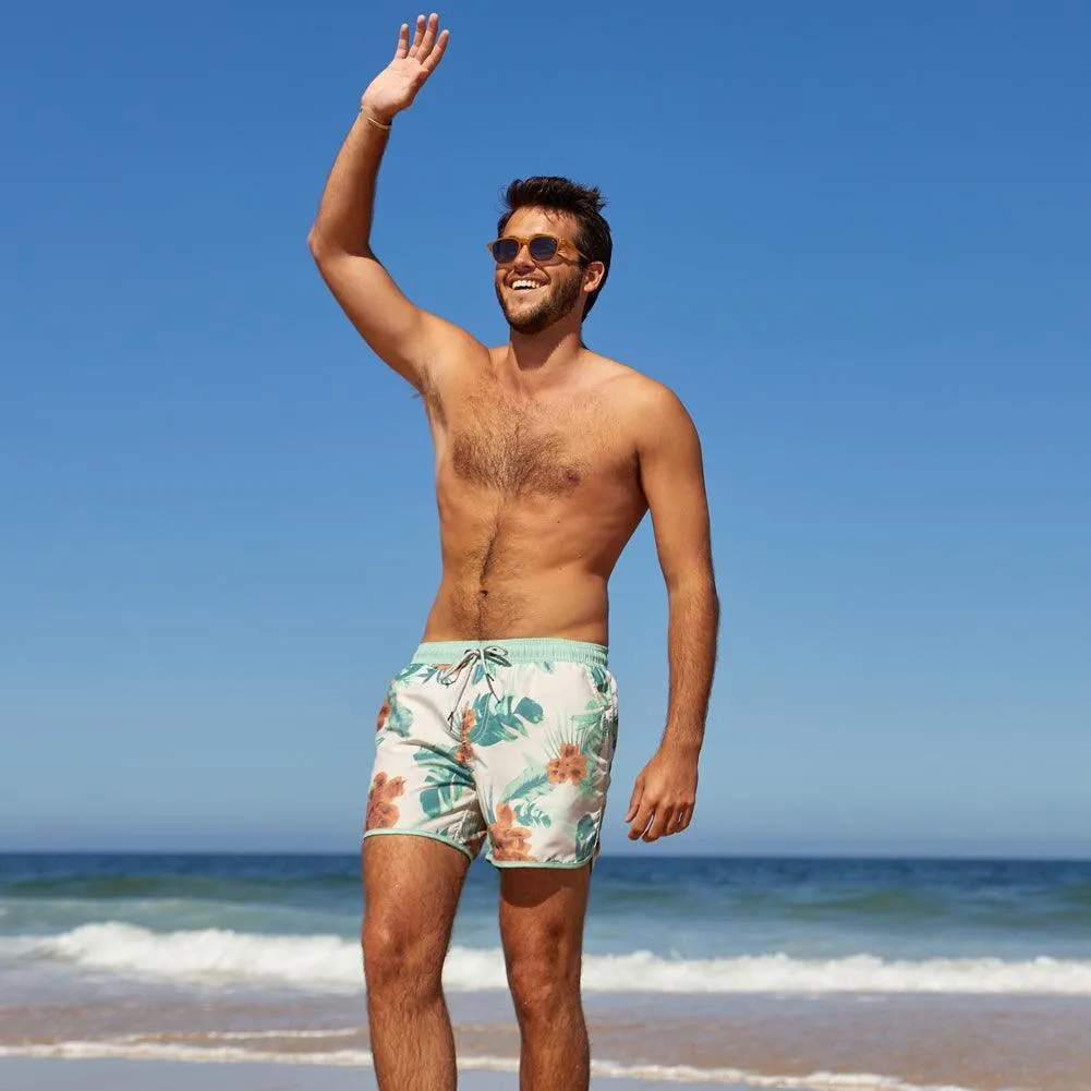 ChinoWave Floral Print Swim Trunks sold by maamgic product image thumbnail 3