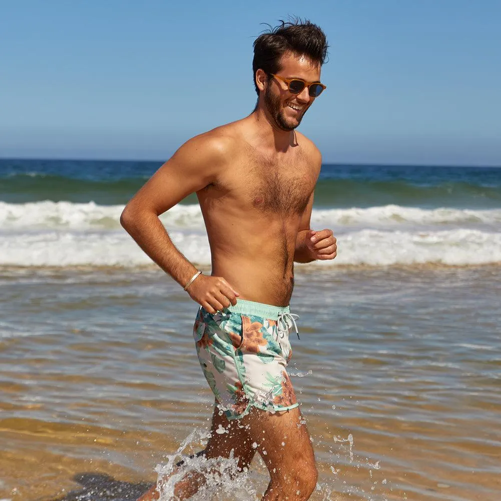 ChinoWave Floral Print Swim Trunks sold by maamgic product image thumbnail 2