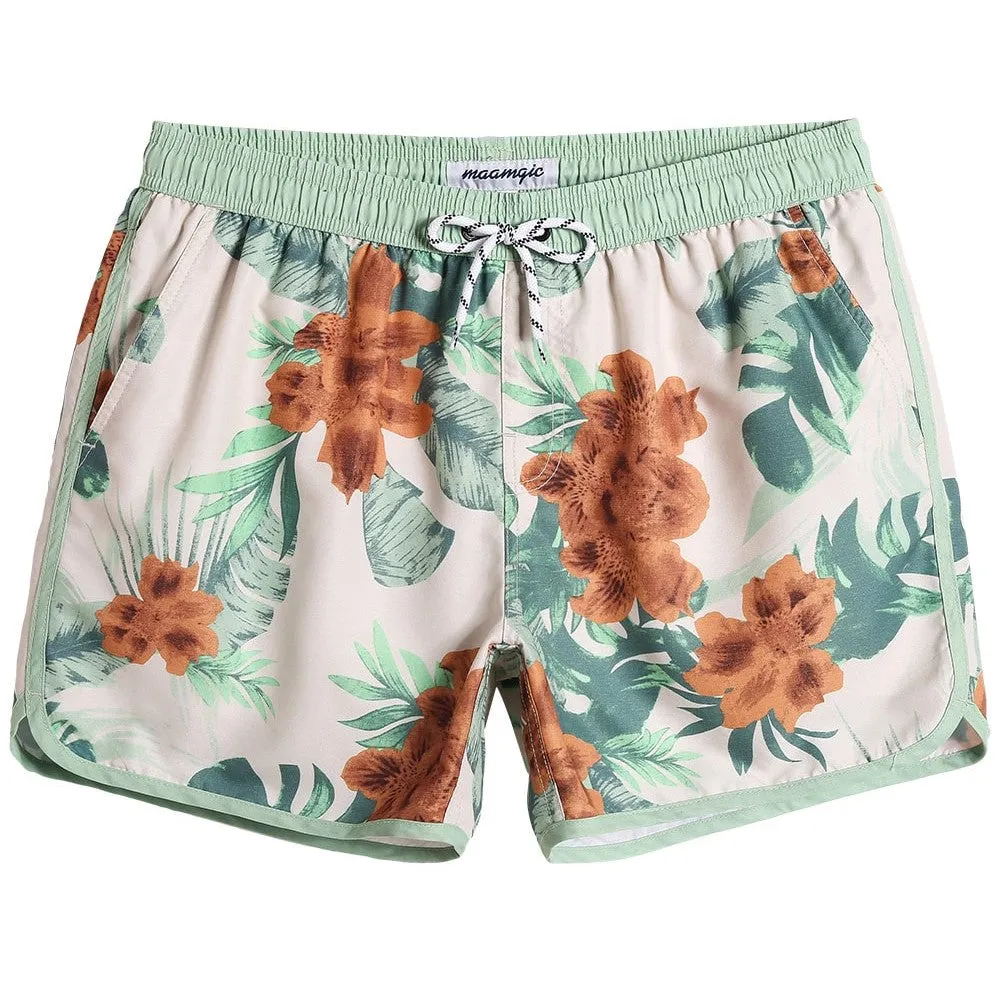 ChinoWave Floral Print Swim Trunks sold by maamgic
