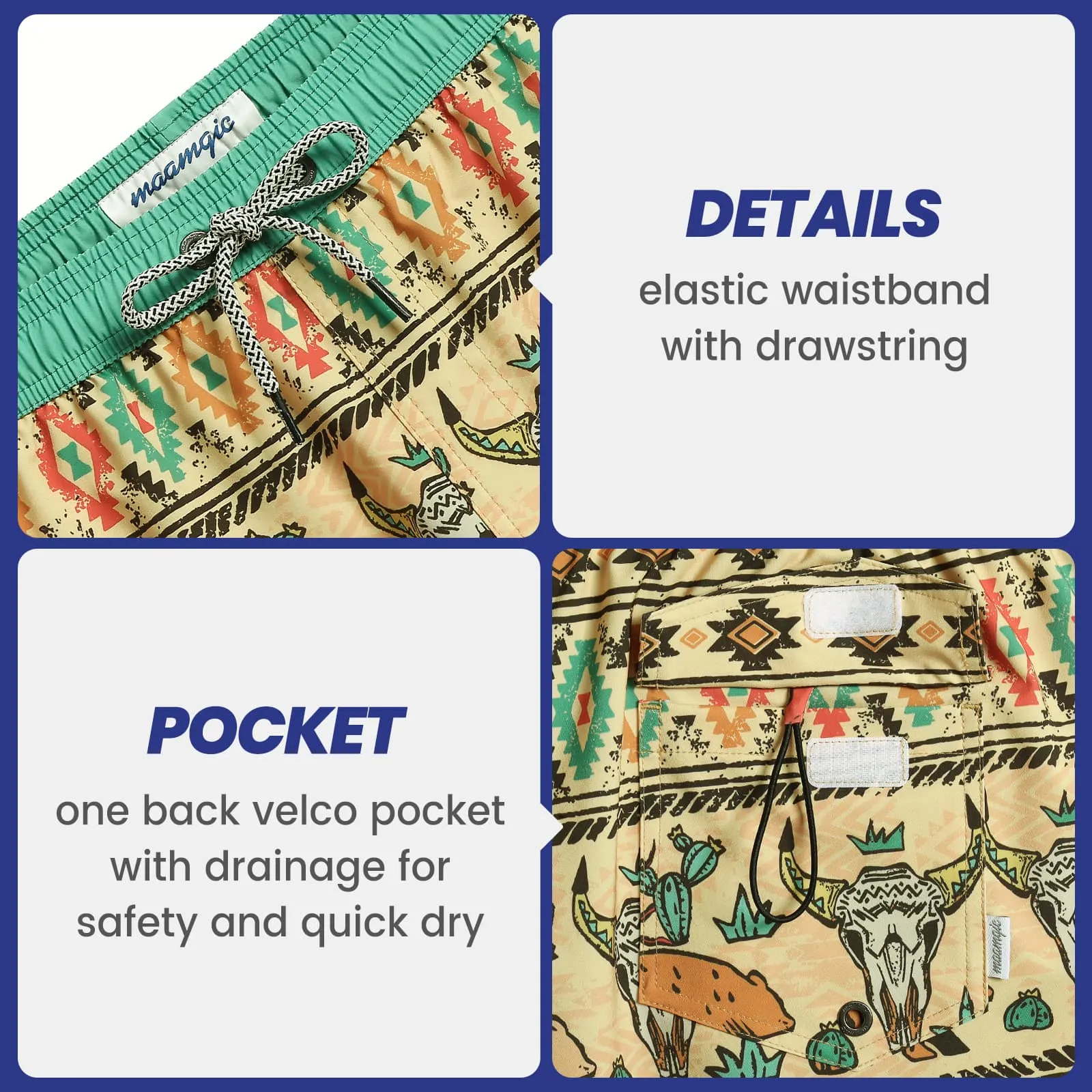 MayanEra Desert Gobi Swim Trunks sold by maamgic product image thumbnail 4