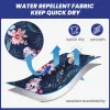 7 Inch Inseam Stretch Flower Print Swim Trunks sold by maamgic