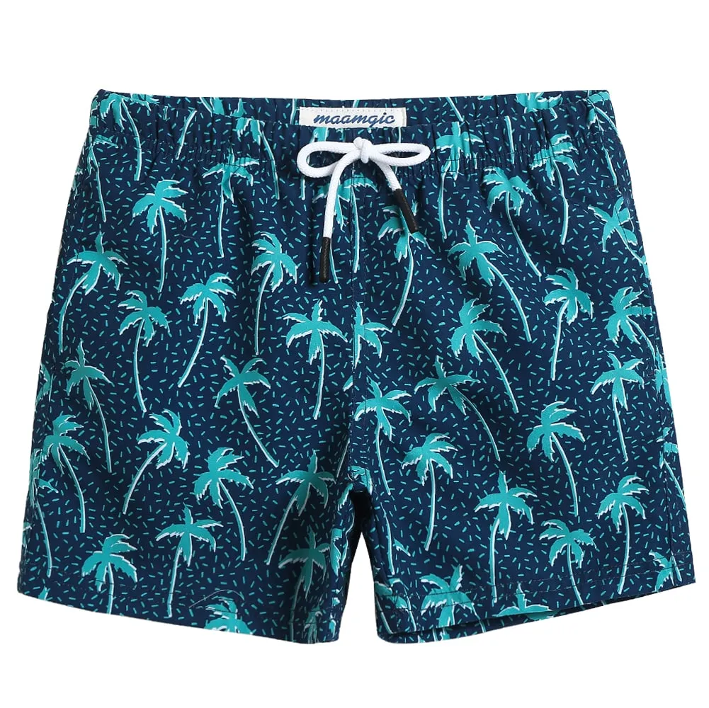 BeachBliss Kids Coconut Tree Swim Trunks sold by maamgic