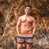 FolkPrint Bohemian Swim Trunks sold by maamgic