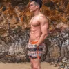 FolkPrint Bohemian Swim Trunks sold by maamgic