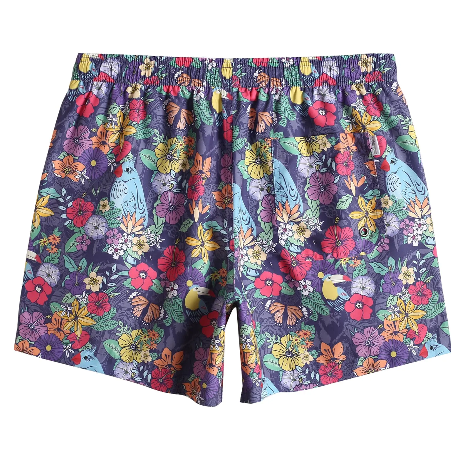 5.5 Inch Inseam Bouquets of Flowers Swim Trunks sold by maamgic product image thumbnail 2