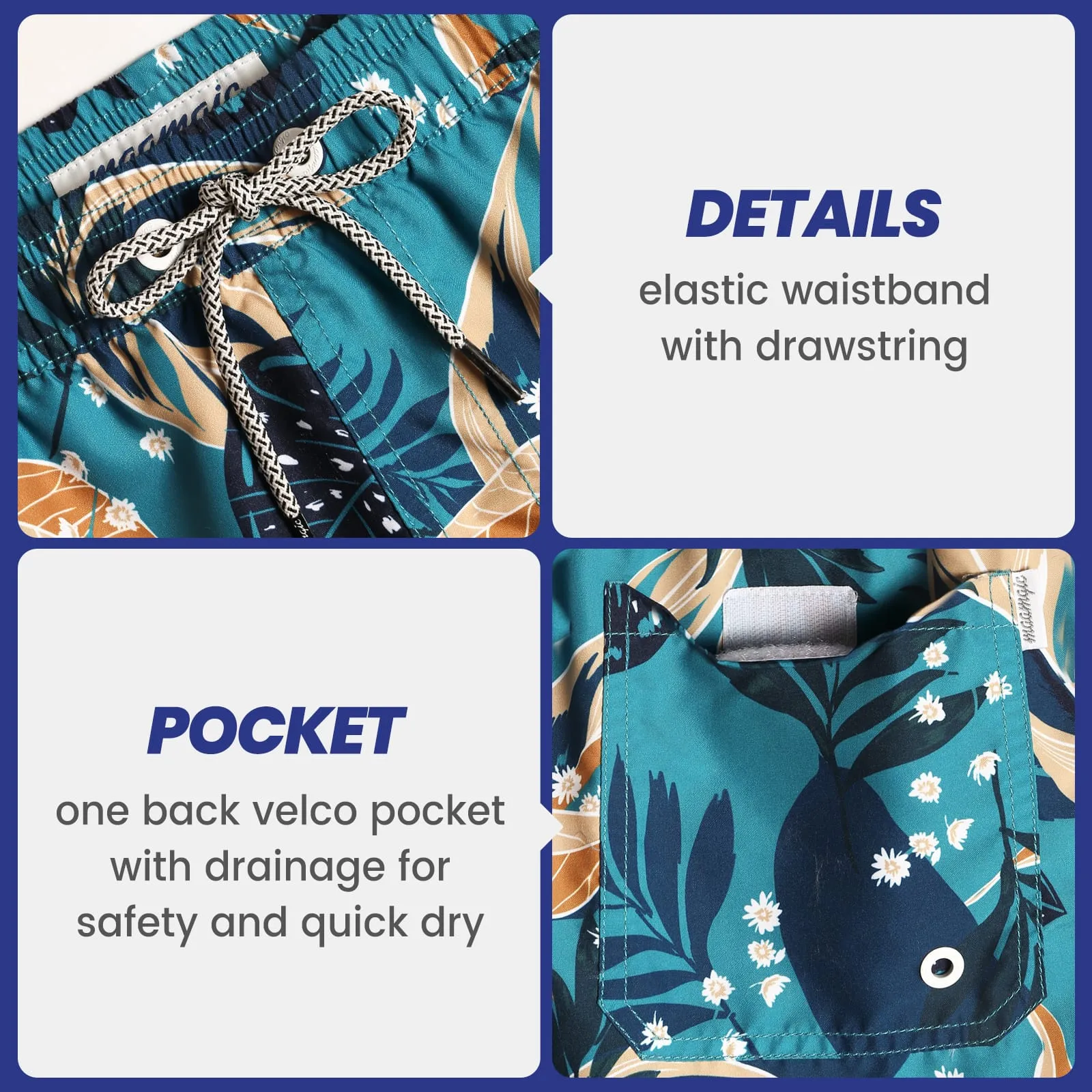 Petalwave Tropical Forest Swim Trunks sold by maamgic product image thumbnail 5