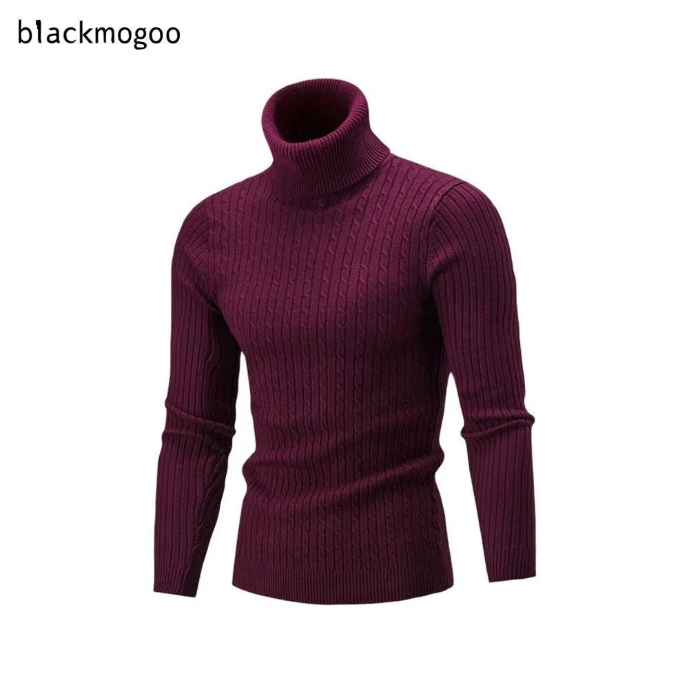 BLACKMOGOO Men's Turtleneck Sweater sold by maamgic product image thumbnail 2