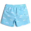 Boys Pink & Blue Fish Bone Swim Trunks sold by maamgic