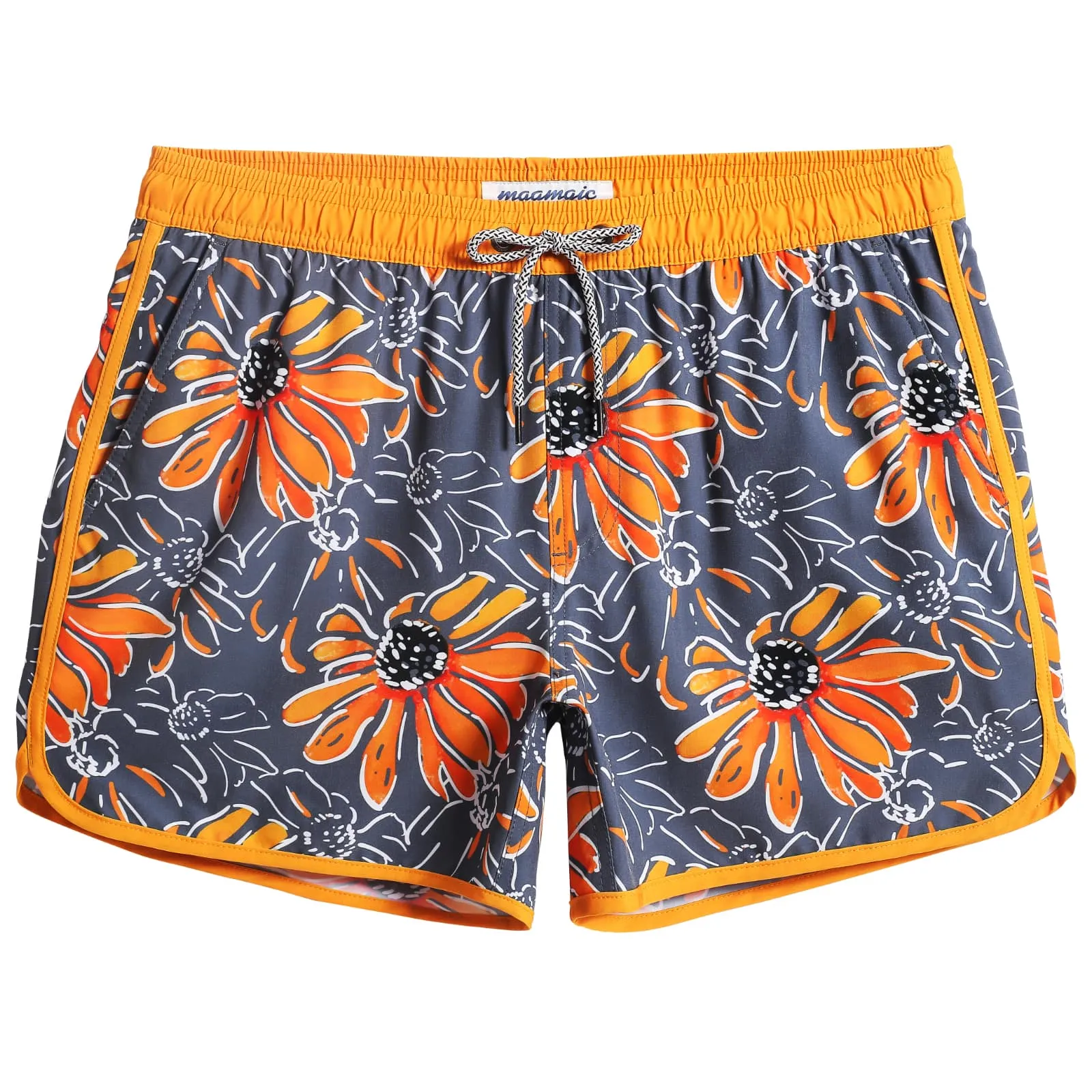 DreamScape Sunflower Printed Swim Trunks sold by maamgic