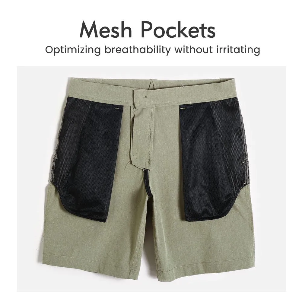 StrokeSolid Slim-fit Golf Shorts sold by maamgic product image thumbnail 5