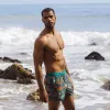LeafyLuxe Tropical Vines Swim Trunks sold by maamgic