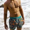 LeafyLuxe Tropical Vines Swim Trunks sold by maamgic