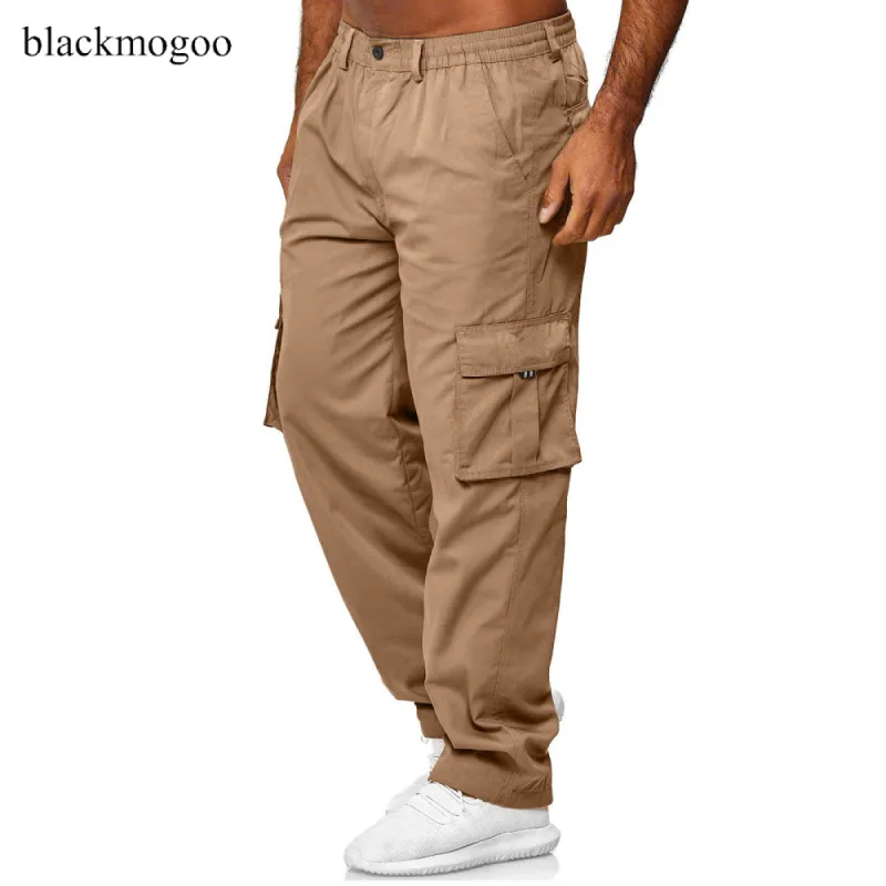 BLACKMOGOO Men's Cargo Pants sold by maamgic