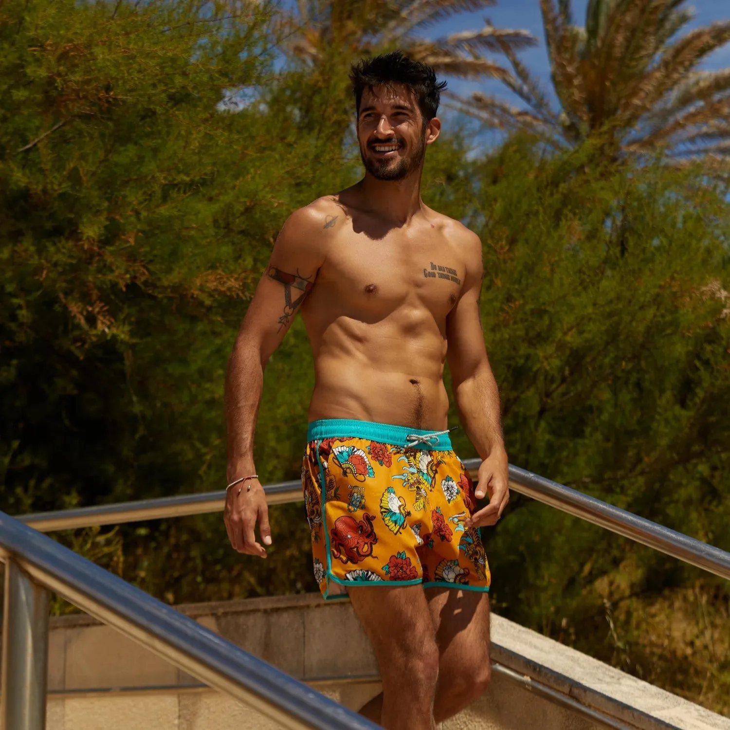 Lucky Fauna II Octopus Swim Trunks sold by maamgic product image thumbnail 3