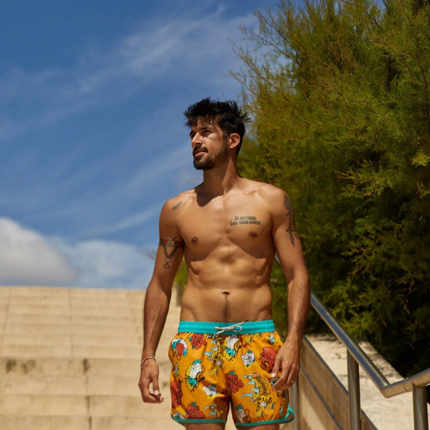 Lucky Fauna II Octopus Swim Trunks sold by maamgic product image thumbnail 4