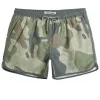 RetroRuse Camo Print Swim Trunks sold by maamgic