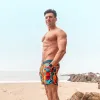 FolkPrint Geometric Swim Trunks sold by maamgic