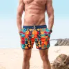 FolkPrint Geometric Swim Trunks sold by maamgic