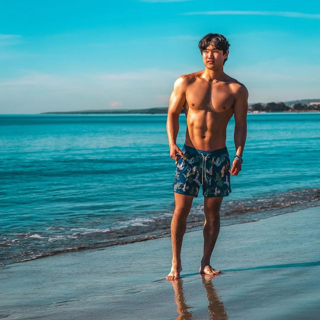 EastDream Flying Crane Swim Trunks sold by maamgic product image thumbnail 5